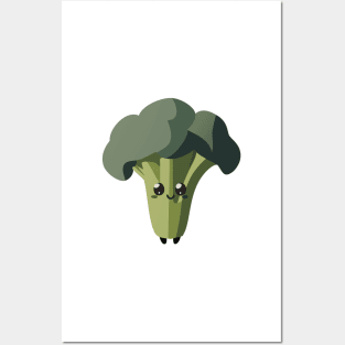 Cute Broccoli Posters and Art